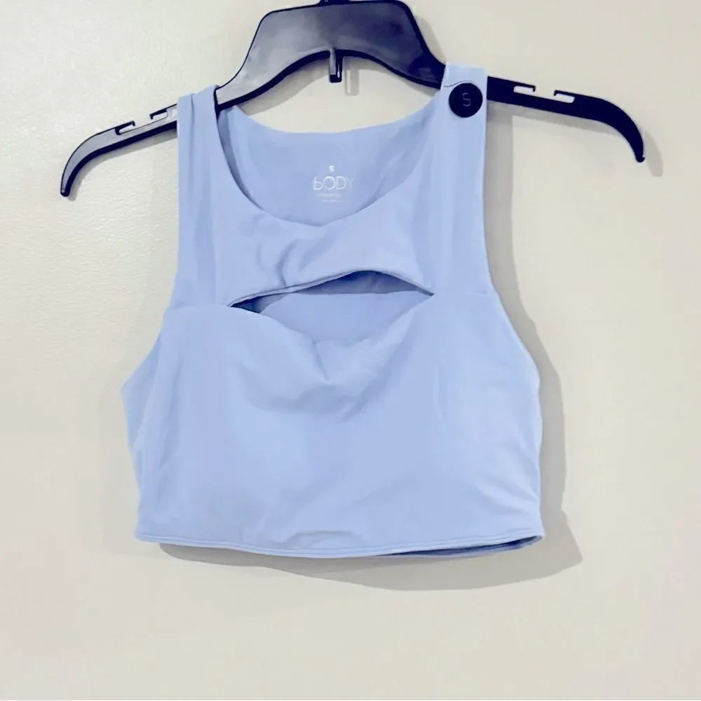 COTTON ON Women's Smoothing Cut Out Vestlette Top Blue iced sky